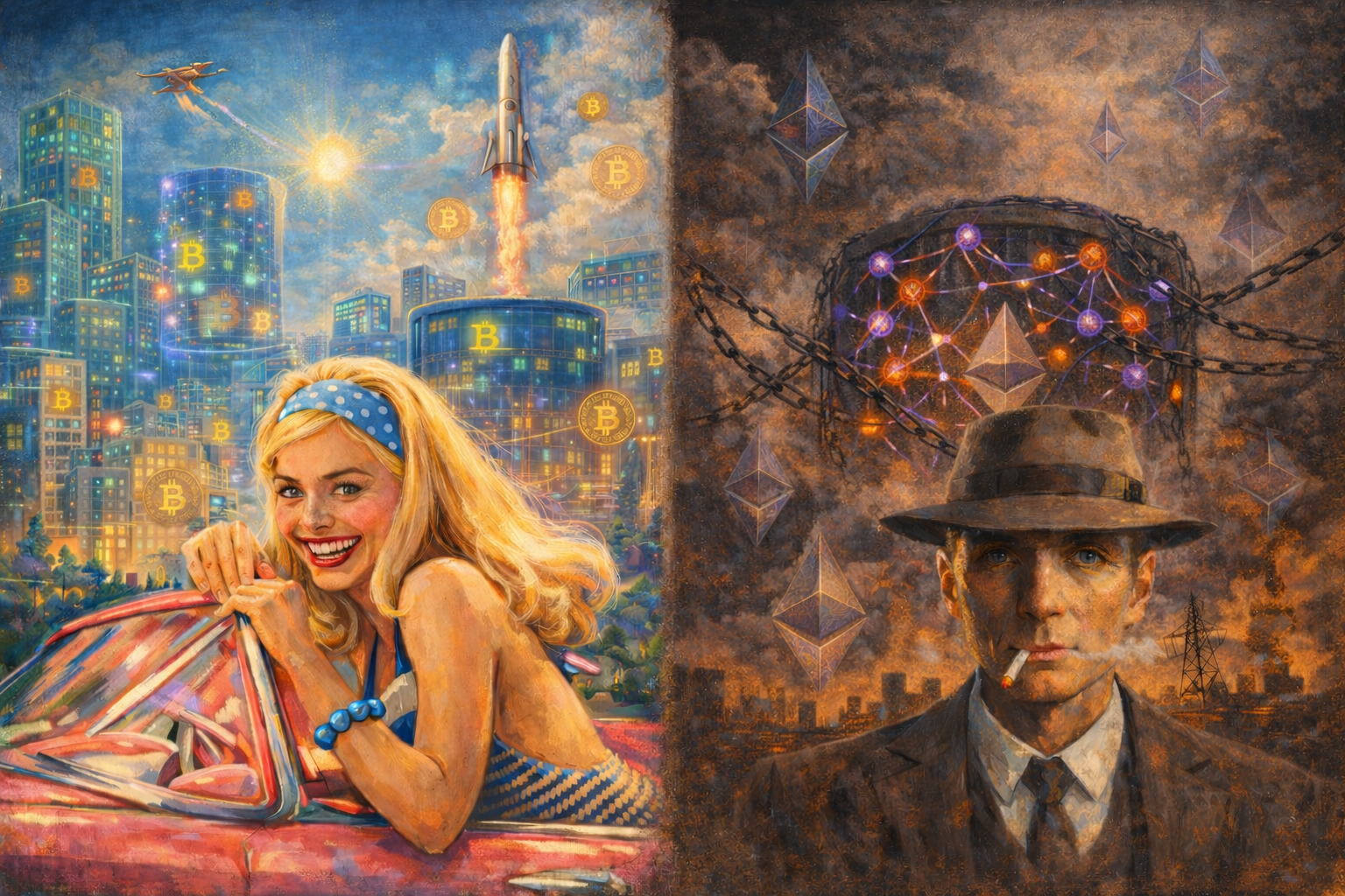 The Quantum Threat: A Tale of Two Blockchains